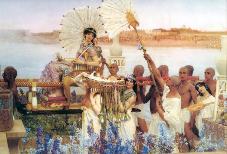 Alma-Tadema, Sir Lawrence The Finding of Moses (mk23) France oil painting art
